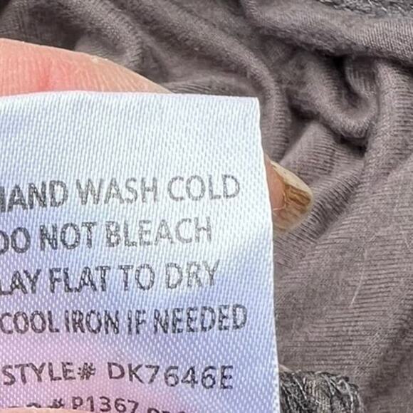 WISHLIST women's size L gray dress, wrap back - Picture 9 of 9